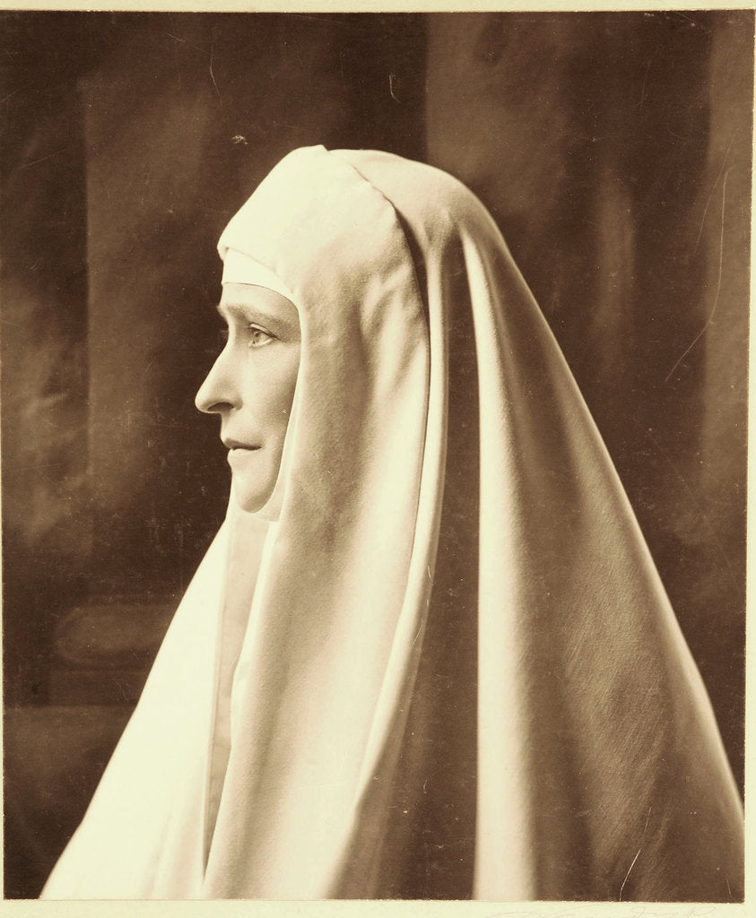 Detail of Grand Duchess Elizabeth Fyodorovna in the monastic habit, c. 1909 by Anonymous