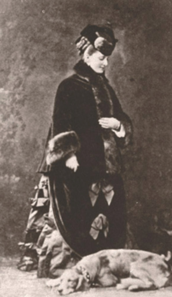 Detail of Princess Ekaterina Mikhailovna Dolgorukova, 1870s-1880s by Anonymous