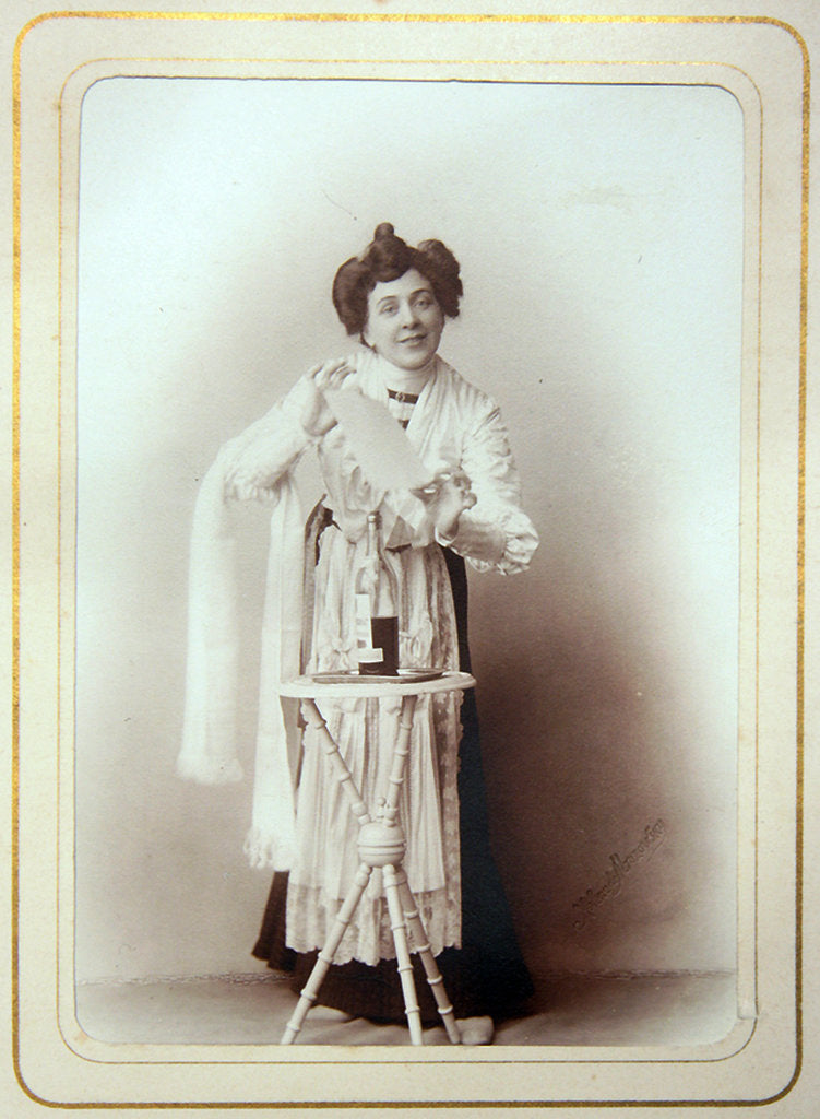 Detail of Portrait of the actress Maria Alexeeva-Lilina, 1900s-1910s by Anonymous