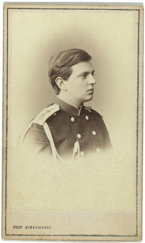 Detail of Grand Duke Vladimir Alexandrovich of Russia, between 1870 and 1880 by Anonymous