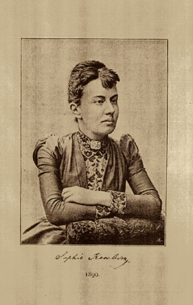 Detail of Portrait of the mathematician Sofia Vasilyevna Kovalevskaya, 1890 by Anonymous