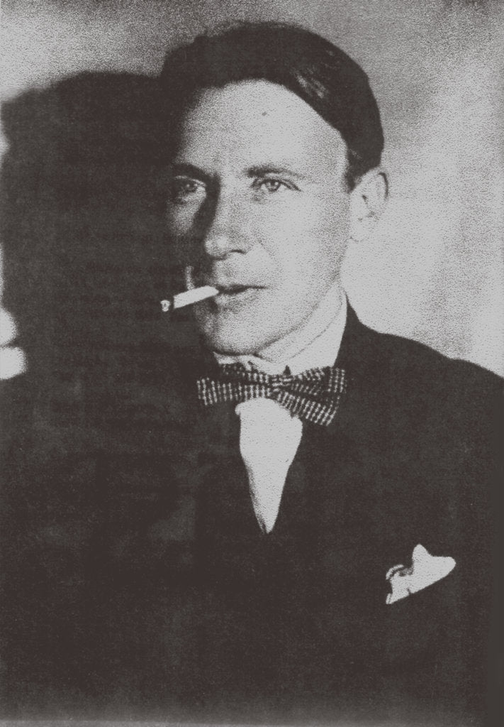 Detail of Portrait of the author Mikhail Bulgakov, 1920 by Anonymous