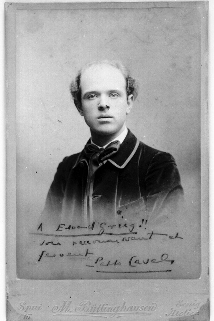 Detail of Portrait of Pablo Casals by Anonymous