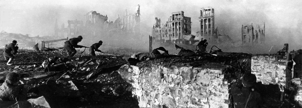 Detail of The Battle of Stalingrad, 1943 by Anonymous