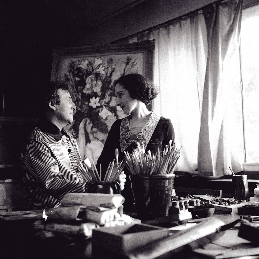 Detail of Marc and Bella Chagall, August 1934, Paris, 1934 by Anonymous
