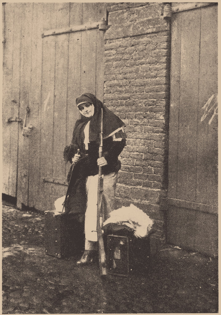 Detail of Nadezhda Teffi as Nurse during World War I, 1915 by Anonymous