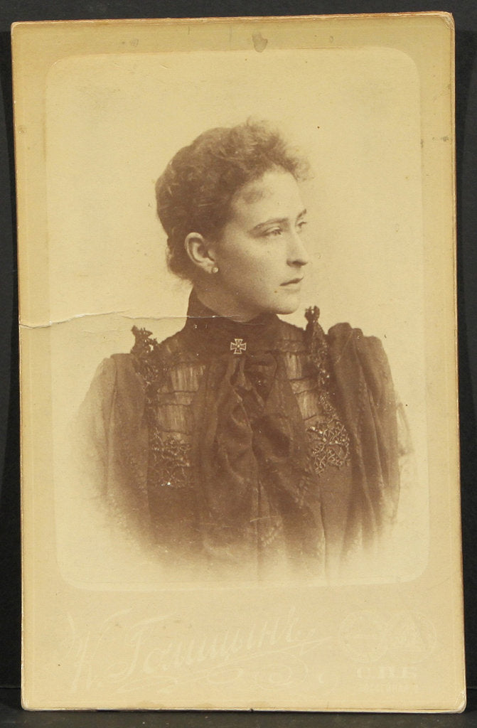 Detail of Princess of Hesse by Rhine, the Grand Duchess Elizabeth Fyodorovna of Russia by Anonymous