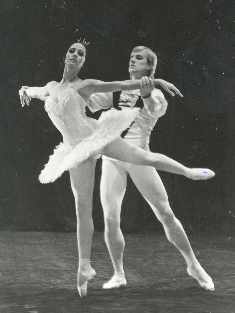 Detail of Natalia Bessmertnova and Alexander Godunov in the Ballet Swan Lake, 1970s by Anonymous