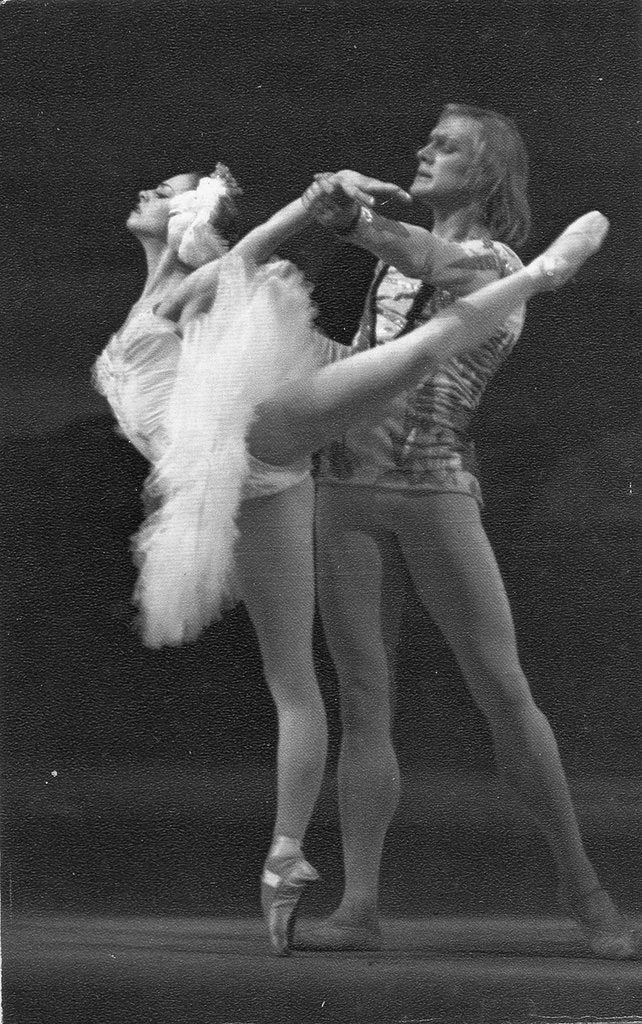 Detail of Ludmila Semenyaka and Alexander Godunov in the Ballet Swan Lake, 1970s by Anonymous