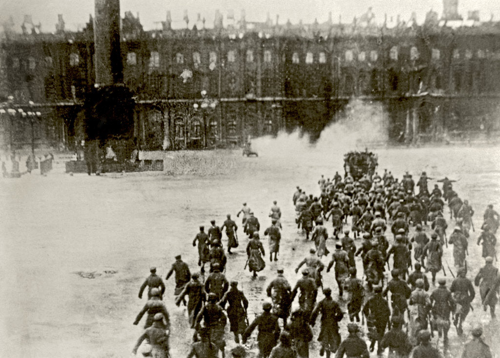 Storming the Winter Palace on 25th October, 1917 by Anonymous