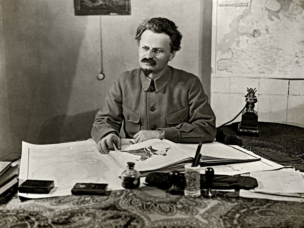 Detail of Leon Trotsky, 1922 by Anonymous