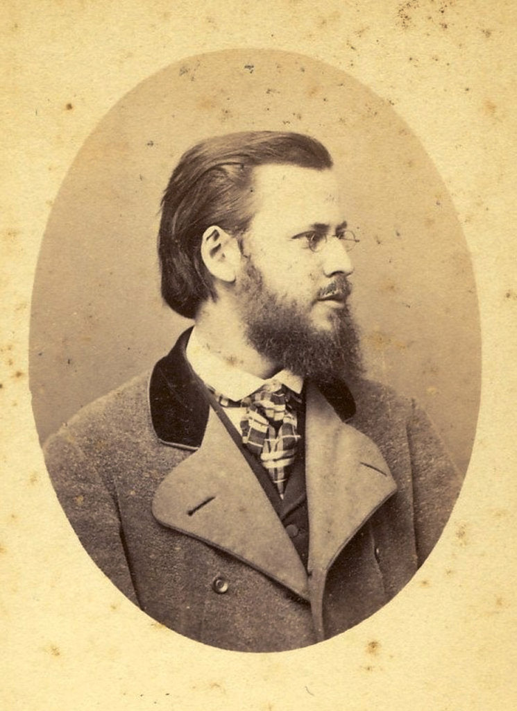 Detail of Portrait of Anton Dohrn, 1870 by Anonymous
