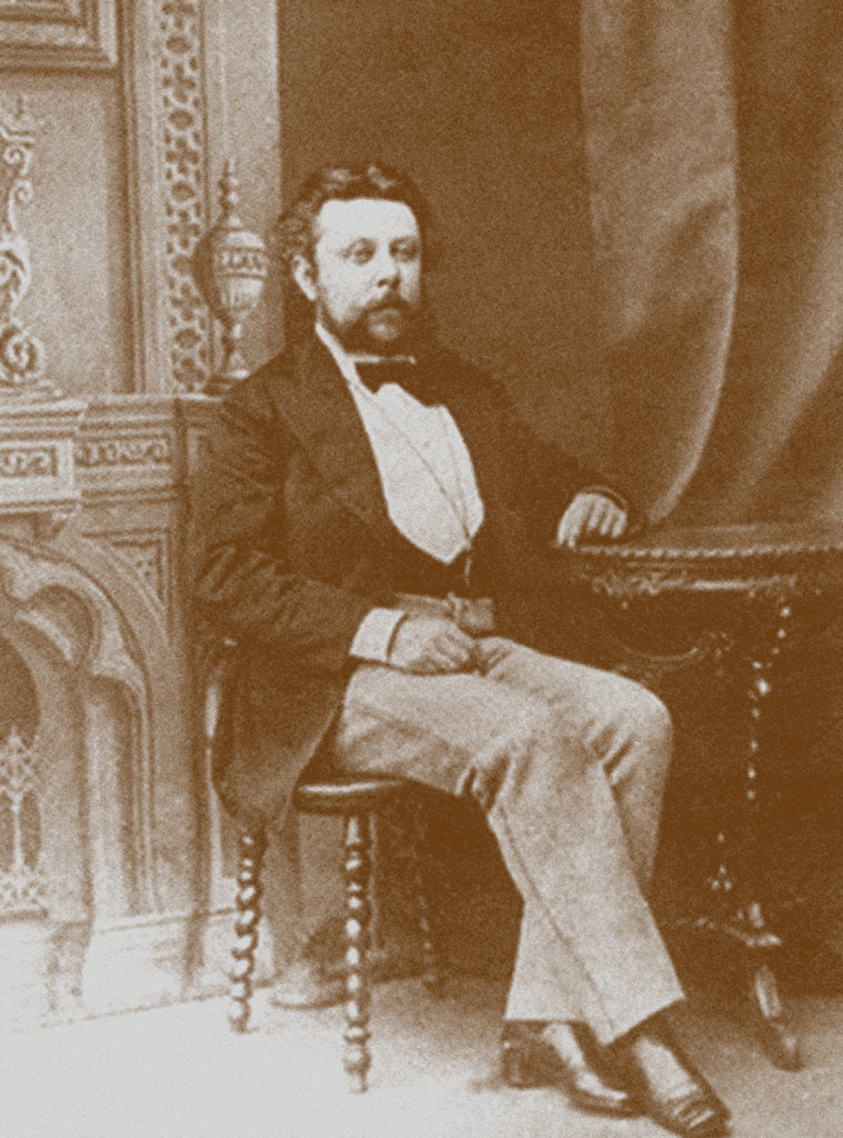 Detail of Modest Mussorgsky, 1874 by Anonymous