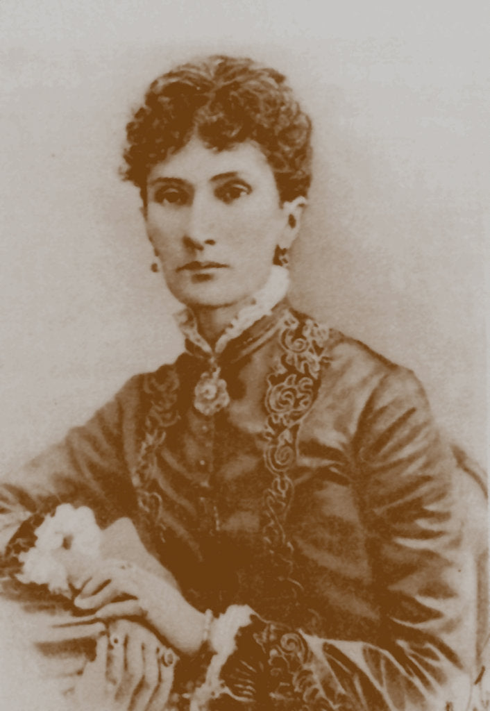 Detail of Nadezhda Filaretovna von Meck by Anonymous