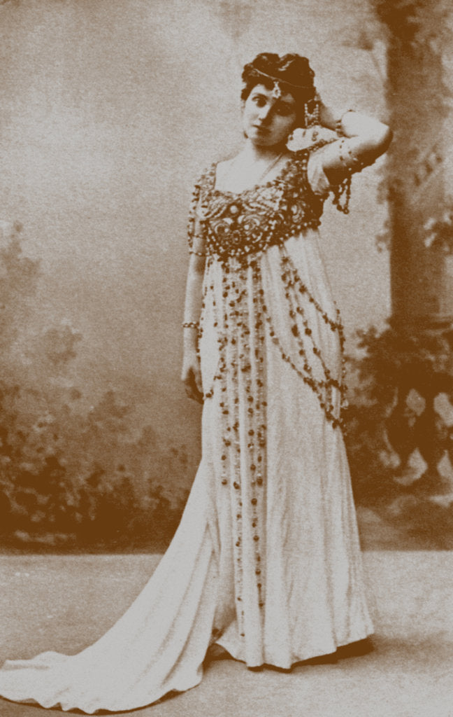 Detail of Yelizaveta Polozova as Mariya Oskolskaya by Anonymous