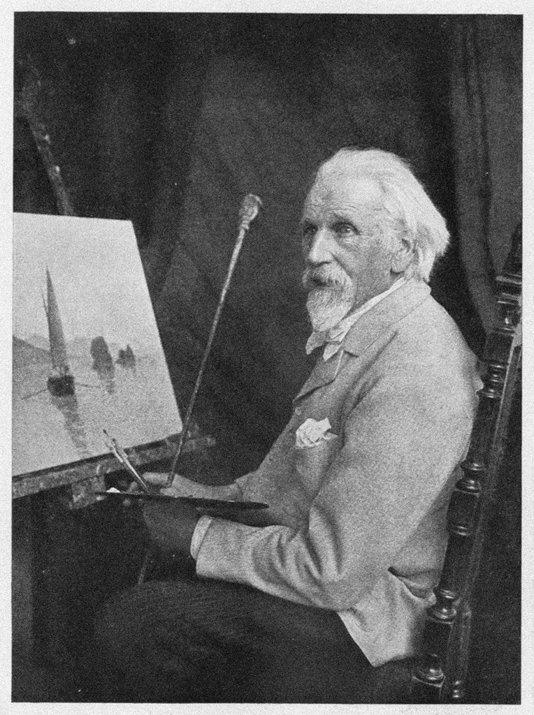 Detail of Portrait of the painter Lev Lagorio, 1900s by Anonymous