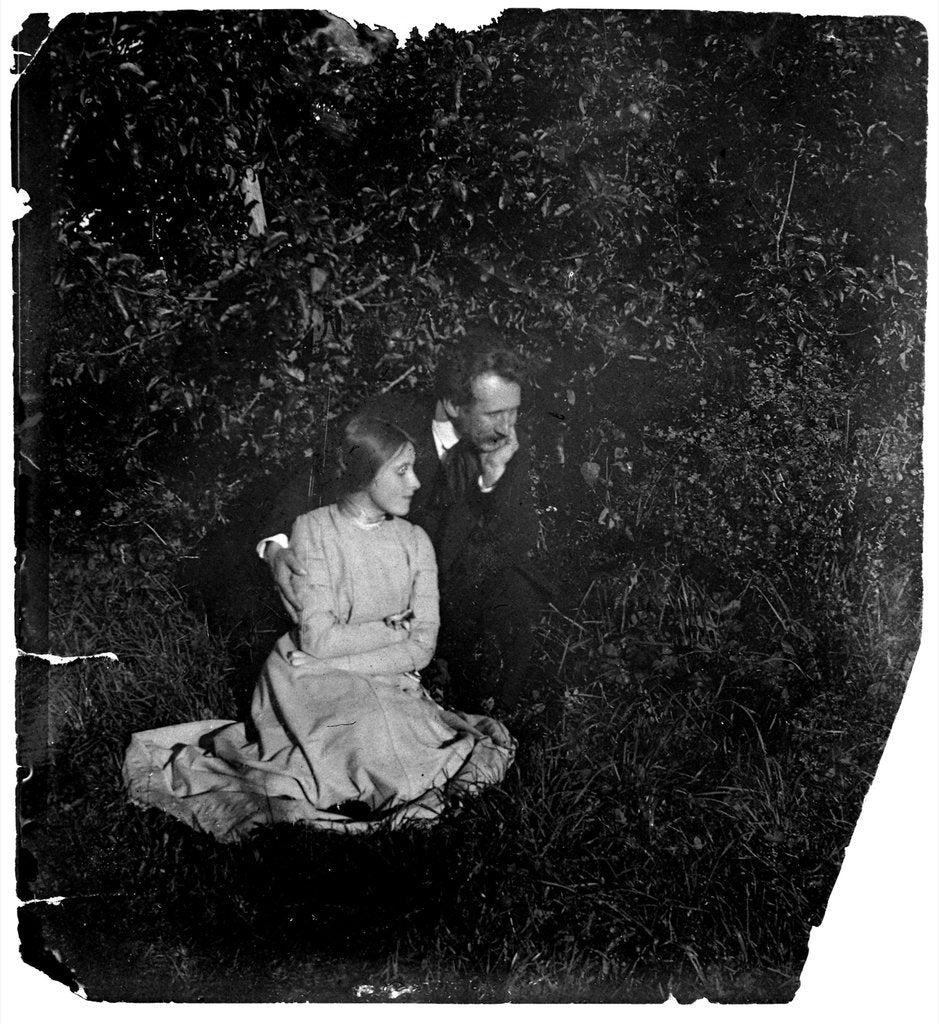 Detail of Mikalojus Konstantinas Ciurlionis and Sofija Kymantaite, 1908 by Anonymous