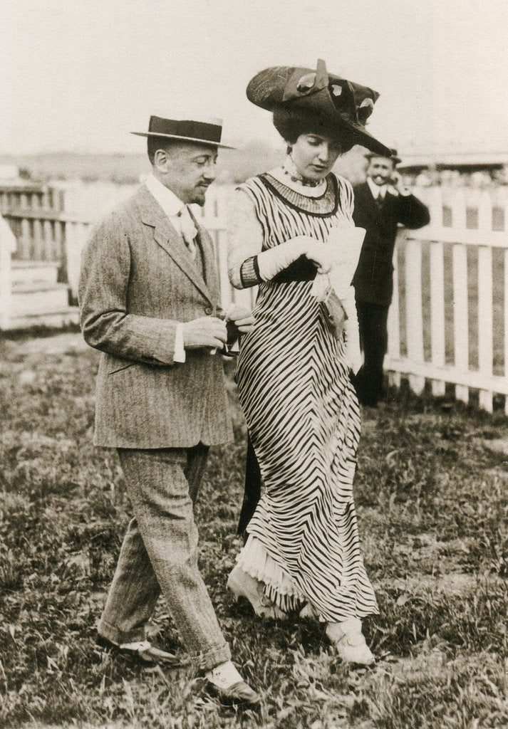 Detail of Ida Rubinstein and Gabriele D?Annunzio, c. 1911 by Anonymous