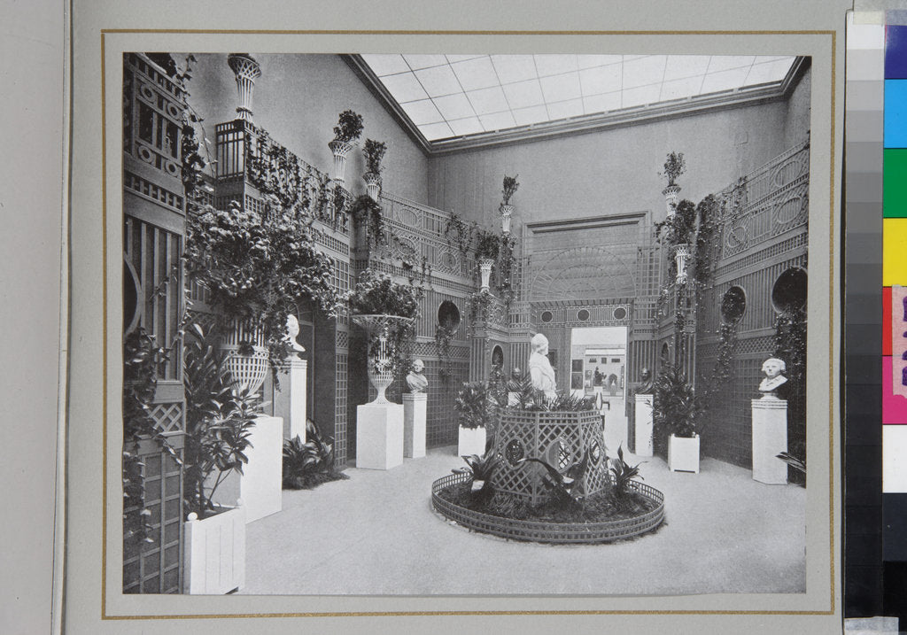 Detail of Hall of sculptures on the Dyaghilevs Exposition de lArt russe at the Salon dAutomne in Paris in 1906 by Anonymous