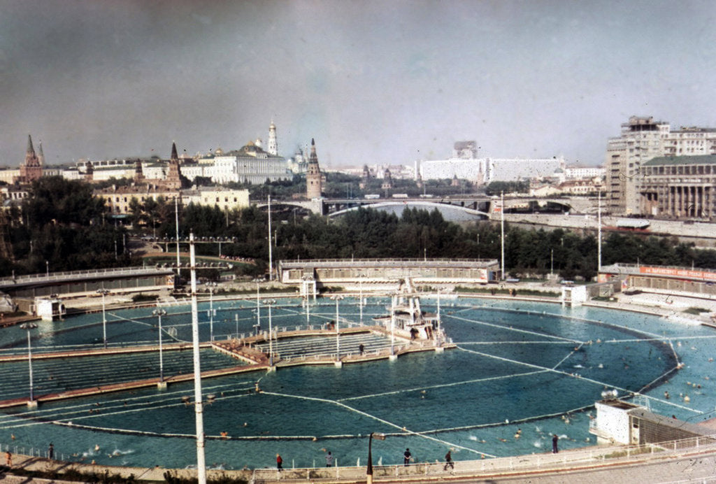 Detail of The Moskva Pool, 1970s by Anonymous