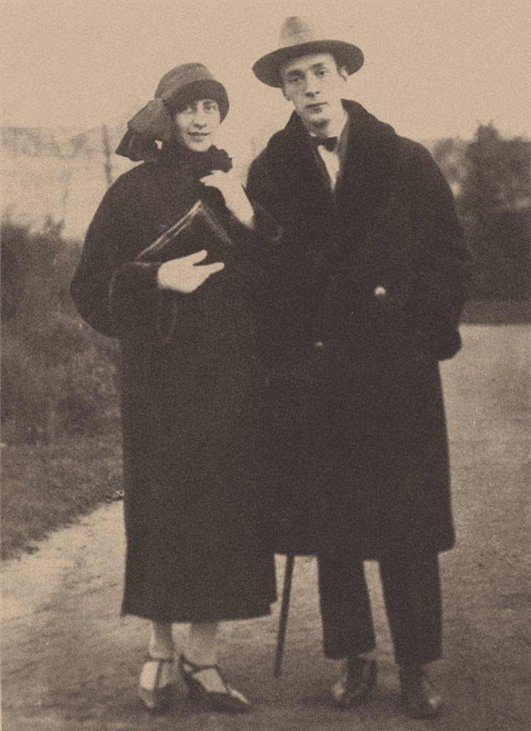Detail of Nabokov and Vera Slonim, ca 1923 by Anonymous