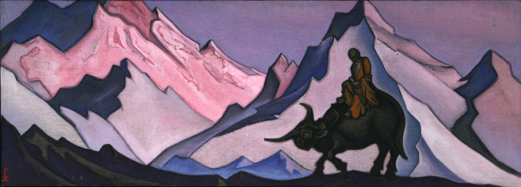 Detail of Laozi, 1943 by Nicholas Roerich