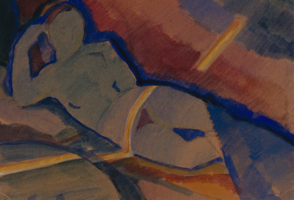 Detail of Nude, 1920 by Nikolai Pavlovich Ulyanov