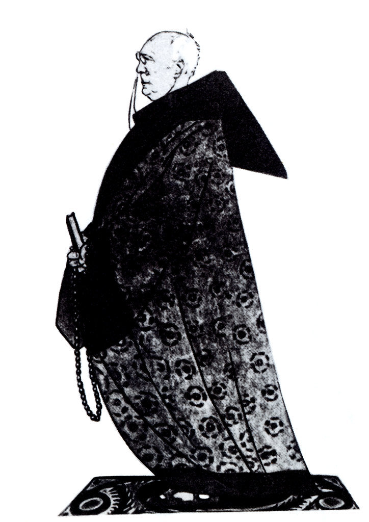 Detail of Fyodor Sologub (1863?1927) Drawing for the Magazin Satirikon, 1913 by Viktor Nikolaevich Deni