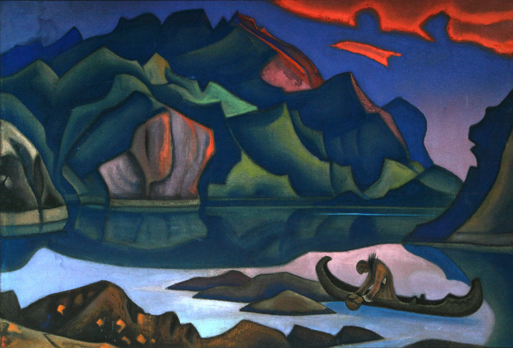 Detail of Hidden Treasure, 1947 by Nicholas Roerich