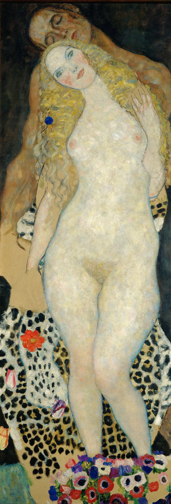 Adam and Eve, 1918 by Gustav Klimt