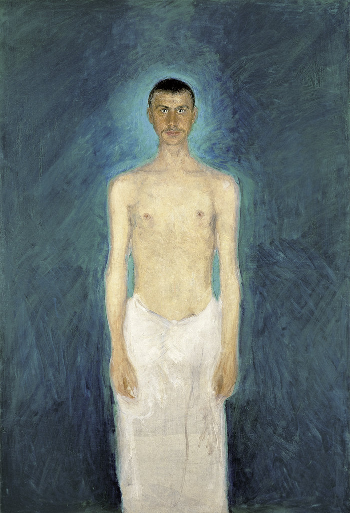 Detail of Semi-Nude Self-Portrait, 1904-1905 by Richard Gerstl