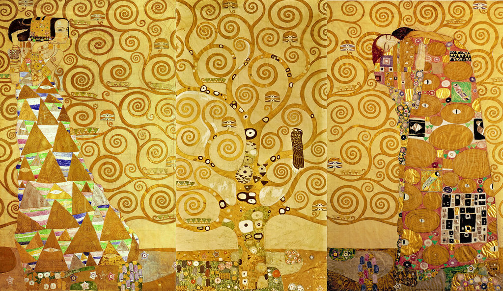 Detail of The Stoclet Frieze, Detail: The Expectation, Tree of Life, 1905-1909 by Gustav Klimt