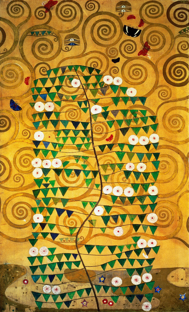Detail of The Stoclet Frieze, Detail: Tree of Life, 1905-1909 by Gustav Klimt