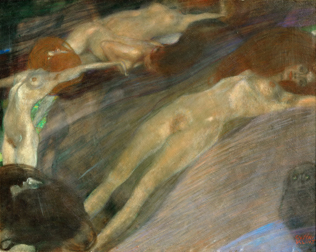 Detail of Moving Water, 1898 by Gustav Klimt