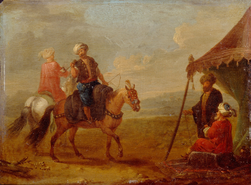 Detail of Turkish Horseman by August Querfurt