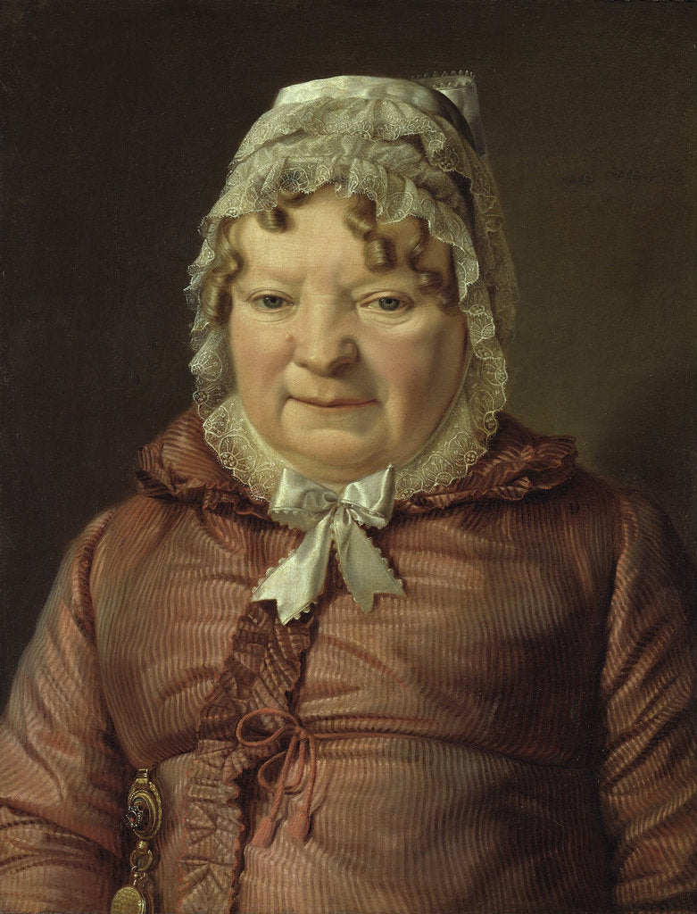Detail of Portrait of the Mother of Captain von Stierle-Holzmeister, ca 1819 by Ferdinand Georg Waldmüller