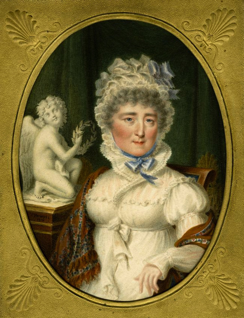 Detail of Portrait of Princess Elzbieta Izabela Lubomirska (née Countess Czartoryska), 1816 by Carl Hummel