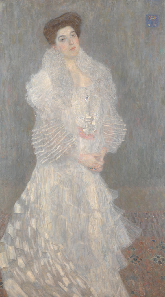 Detail of Portrait of Hermine Gallia, 1904 by Gustav Klimt