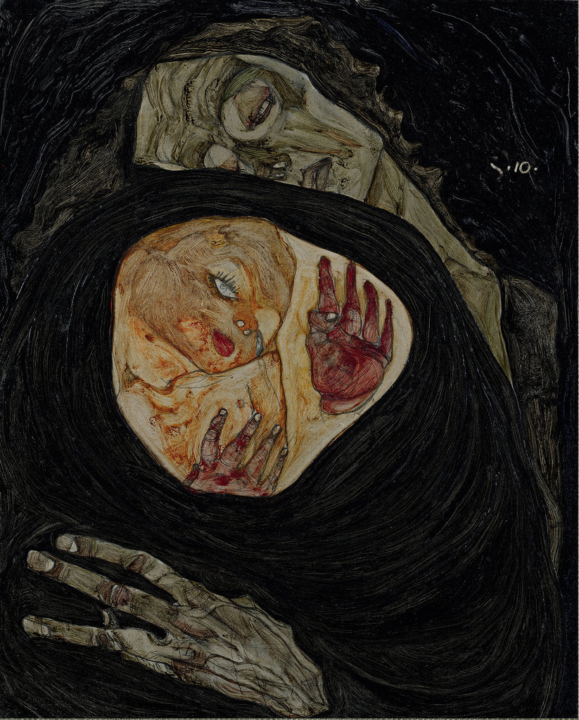 Detail of Dead Mother I, 1910 by Egon Schiele