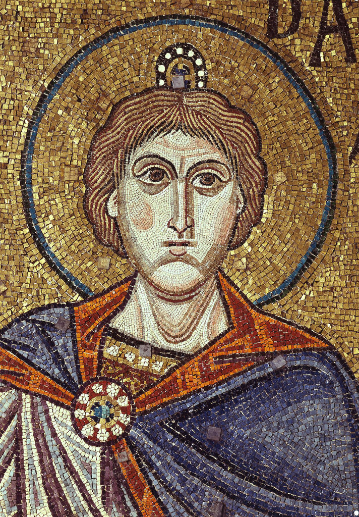 Detail of The Prophet Daniel (Detail of Interior Mosaics in the St. Marks Basilica), 12th century by Byzantine Master