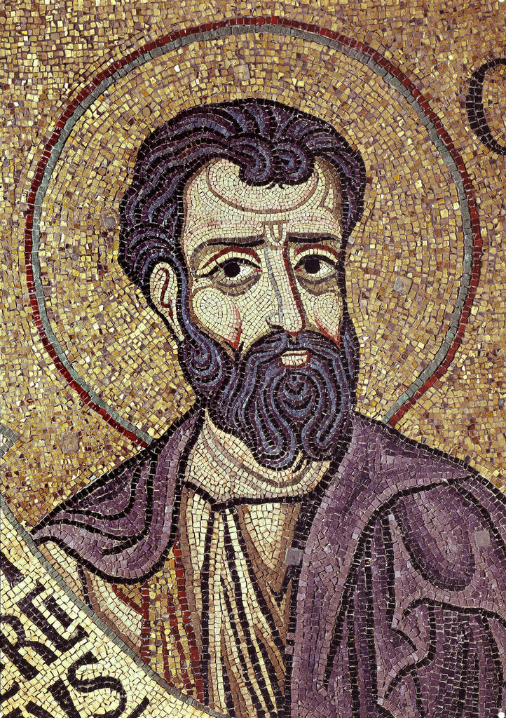 Detail of The Prophet Hosea (Detail of Interior Mosaics in the St. Marks Basilica), 12th century by Byzantine Master
