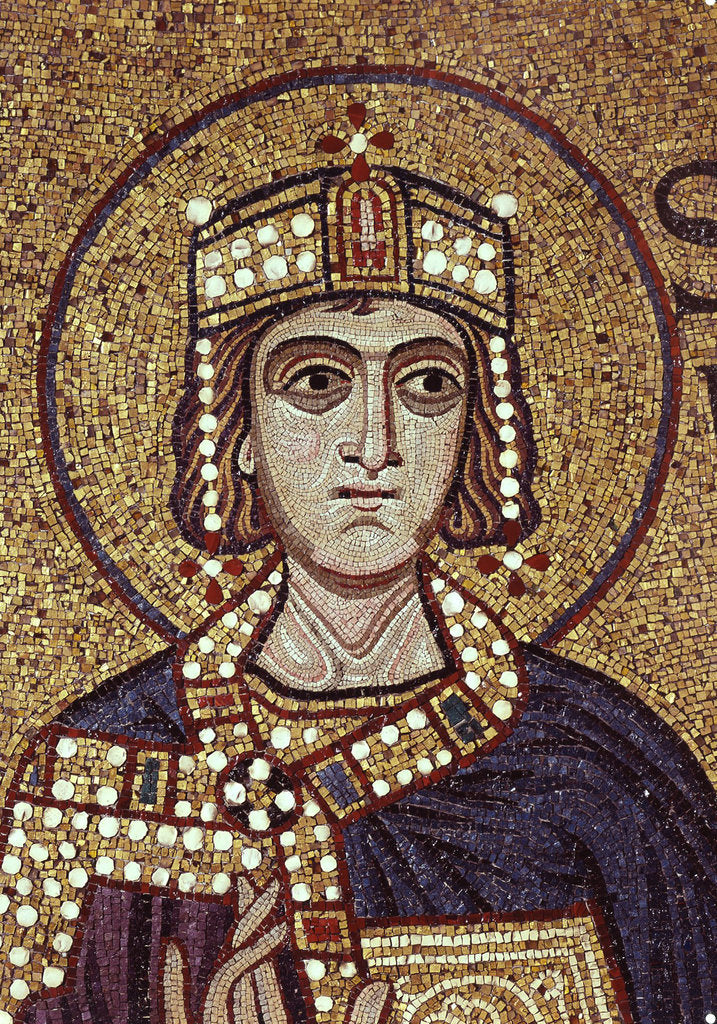 Detail of King Solomon (Detail of Interior Mosaics in the St. Marks Basilica), 12th century by Byzantine Master