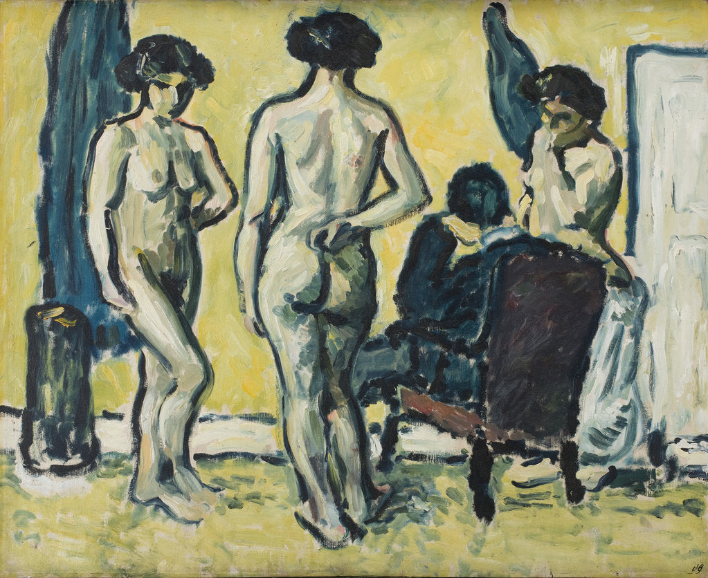 Detail of The Judgment of Paris, 1909 by Harald Giersing