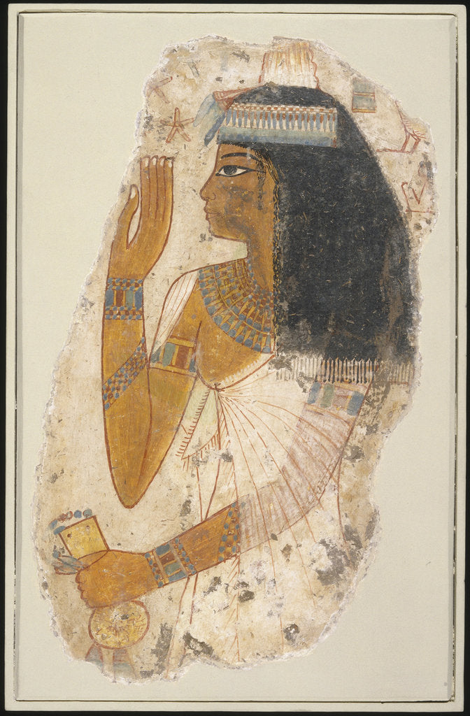 Detail of Thepu, mother of Nebamun of Thebes, ca 1390-1353 B.C by Ancient Egypt