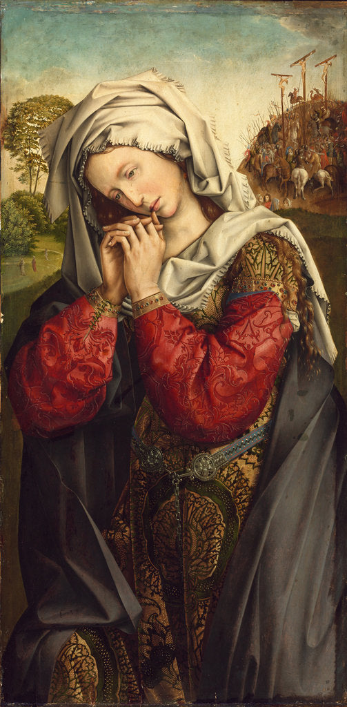 Detail of The Mourning Mary Magdalene, c. 1500 by Colijn De Coter