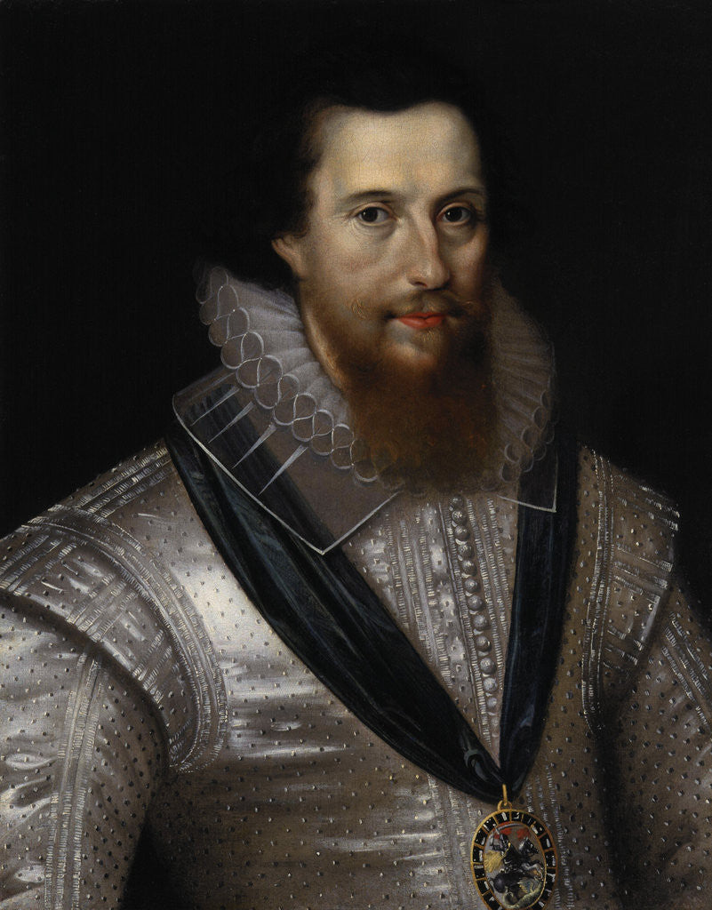 Detail of Robert Devereux, 2nd Earl of Essex by Marcus Gheeraerts the Younger