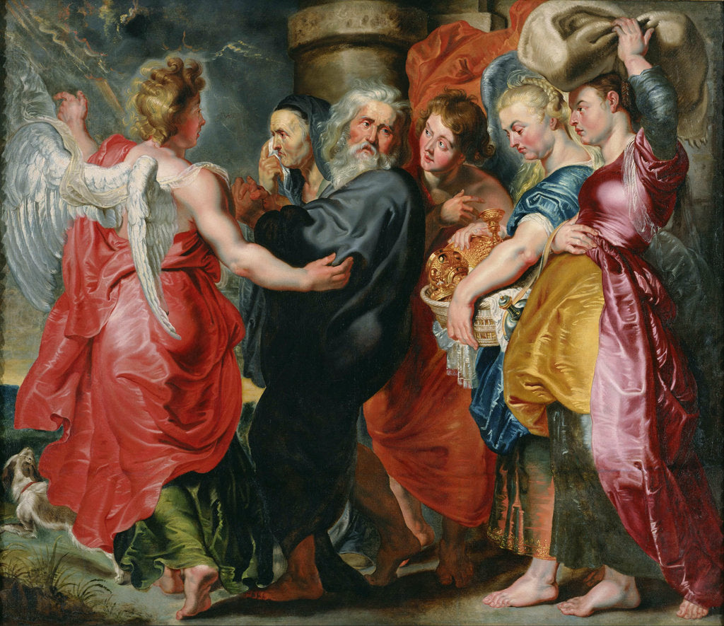 Detail of The Flight of Lot and His Family from Sodom (after Rubens), c. 1618 by Jacob Jordaens