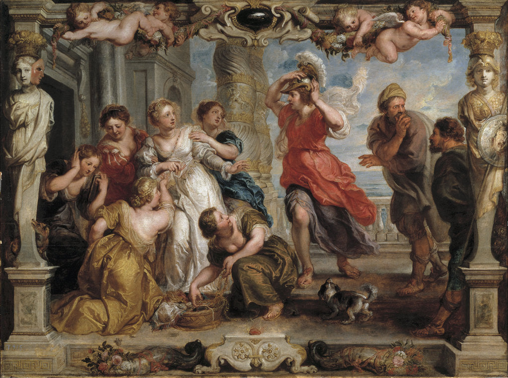 Detail of Achilles Discovered by Ulysses Among the Daughters of Lycomedes at Skyros, 1630-1635 by Pieter Paul Rubens