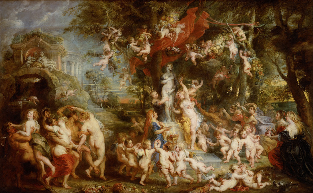 Detail of The Feast of Venus (The festival of Venus Verticordia), 1636-1637 by Pieter Paul Rubens