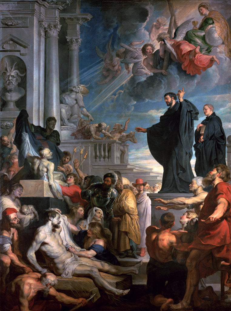 Detail of The miracles of Saint Francis Xavier by Pieter Paul Rubens